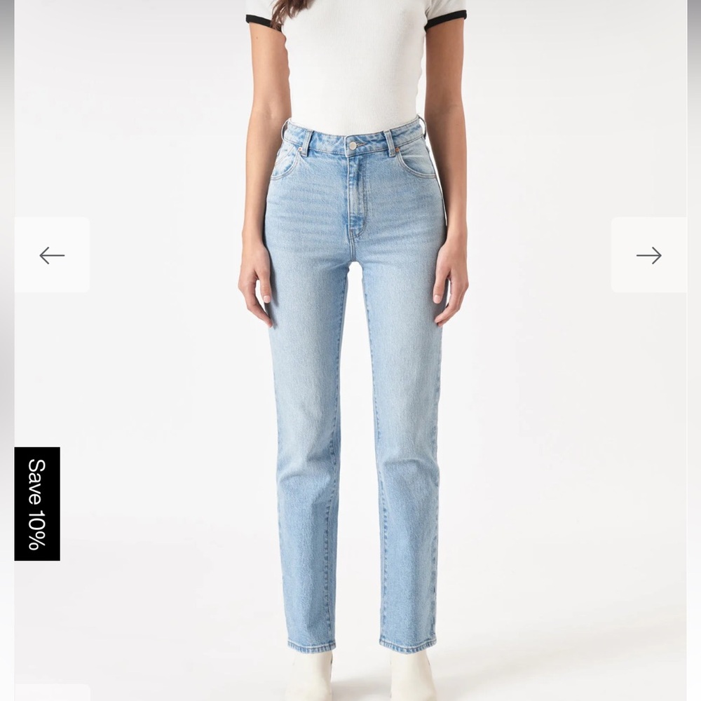 Rolla’s Straight Leg High Rise Jeans